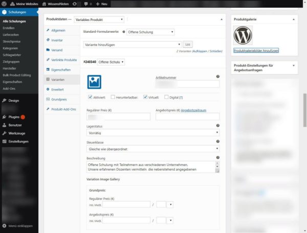 WooCommerce – kompakter Einstieg in das Shopsystem für WordPress - als Online Live Schulung am 23.-25.10.2023 3